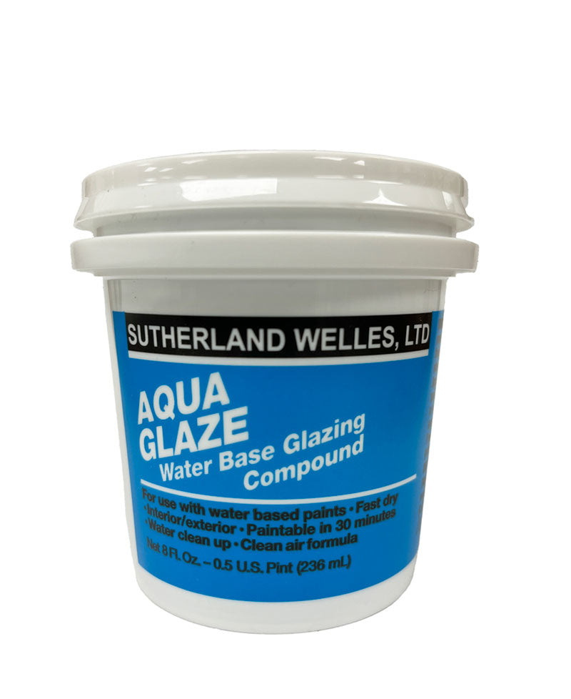 Aqua-Glaze Water Based Glazing Compound (1/2 Pint, Quart, Gallon)