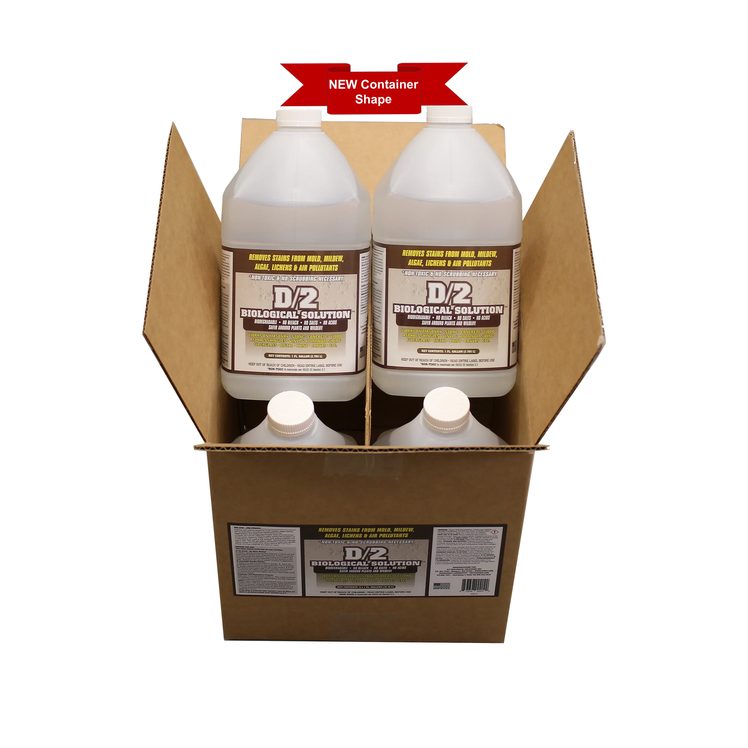 D/2 Biological Solution - Gravestone & Monument Cleaner (4 Gallon Case)